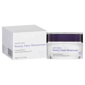 Grape Seed Beauty Face Moisturiser 30g in Packaging-Lotion & Moisturizer-Healthy Care Australia