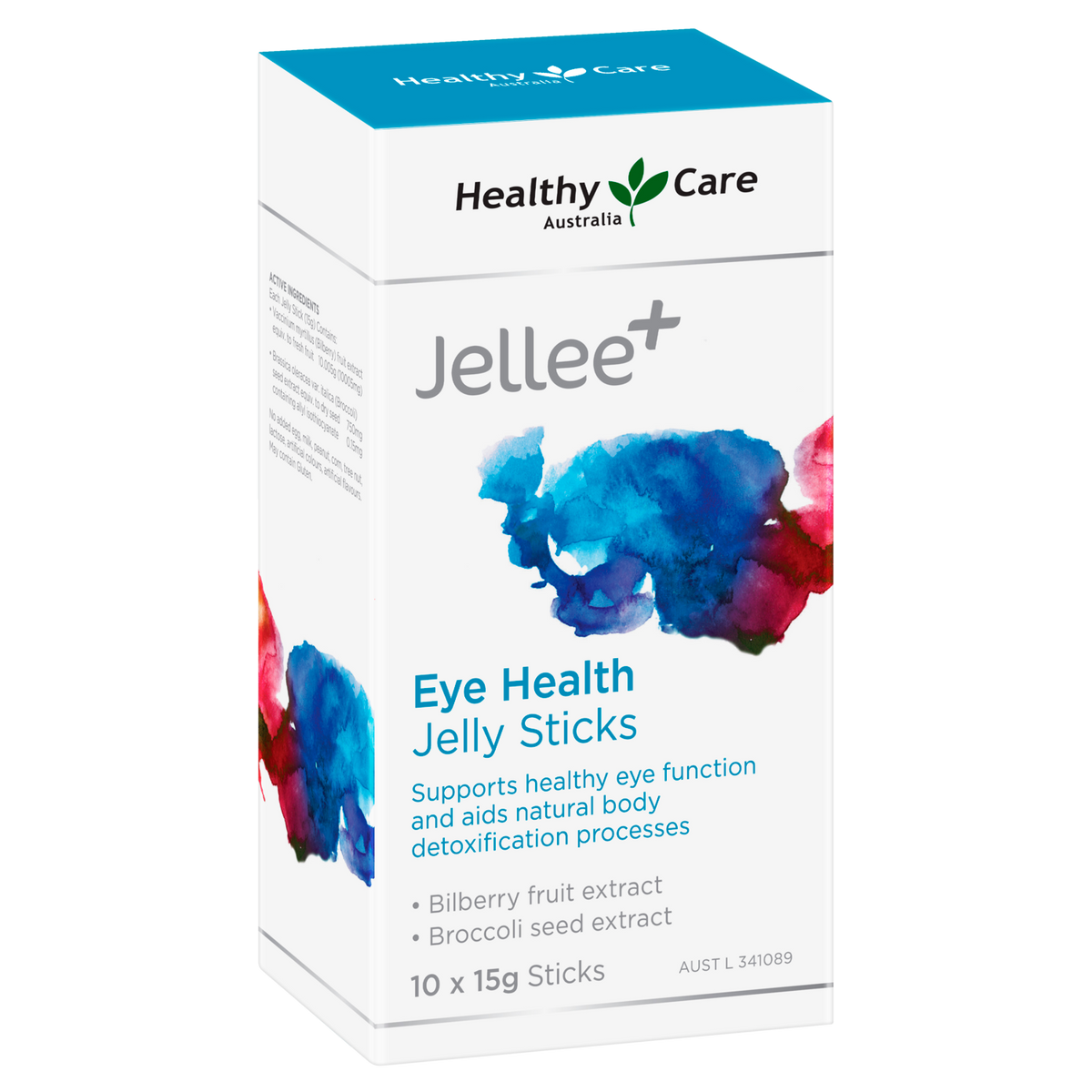 Jellee+ Eye Health Jelly Sticks 10 x 15g-Vitamins & Supplements-Healthy Care Australia