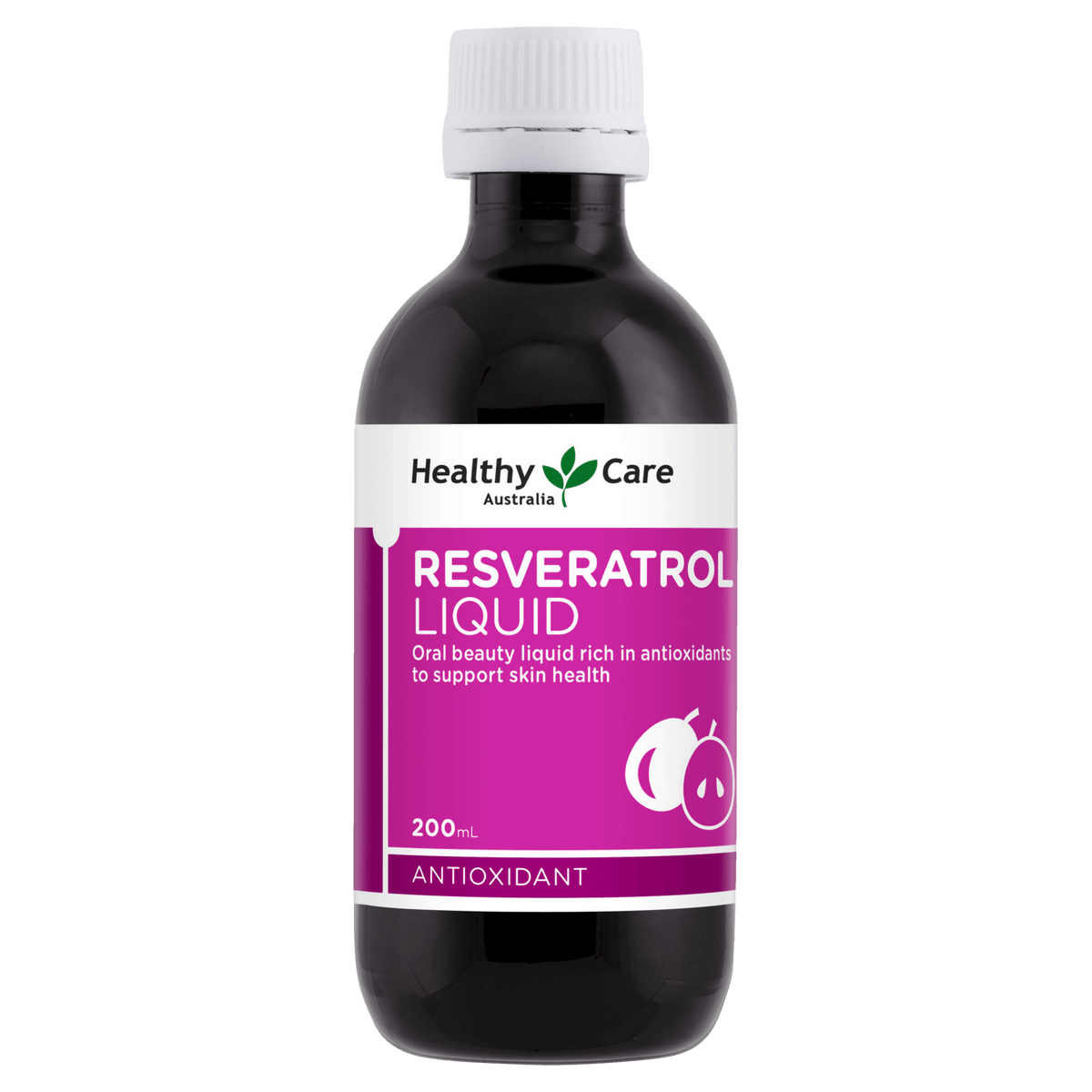 Resveratrol Liquid 200mL-Vitamins & Supplements-Healthy Care Australia